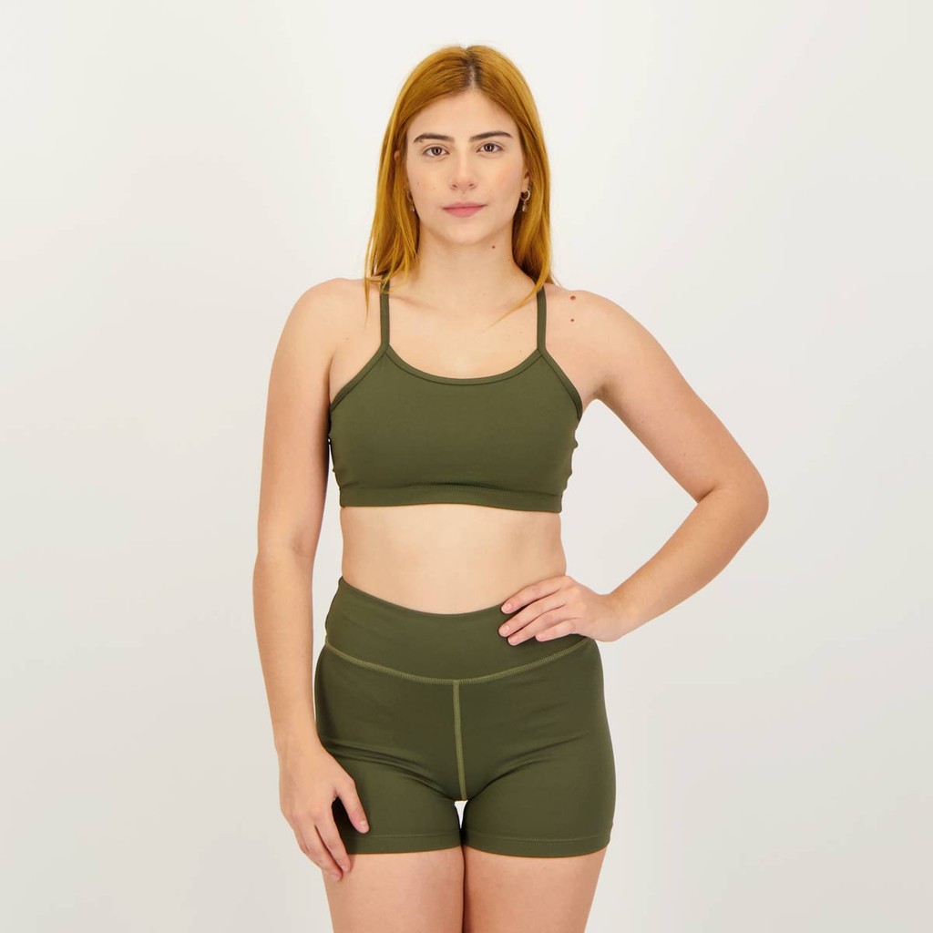 Top Fila Life II Feminino Verde Oliva em Oferta na Shopee