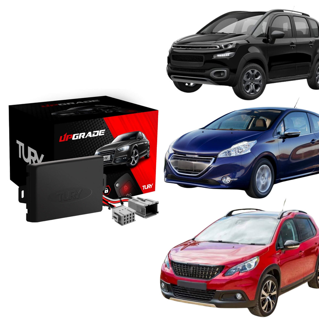 Módulo Automação de Vidros Elétricos compatível com Air Cross, 2008 e 208 Tury - PRO 4.16BM