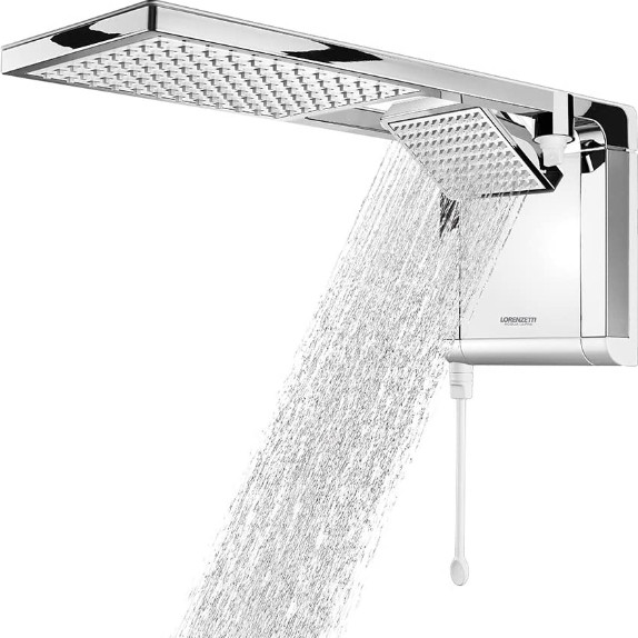 Chuveiro Elétrico Ducha Acqua Duo Ultra Branco Cromado 220V 7800w Lorenzetti · foto 2