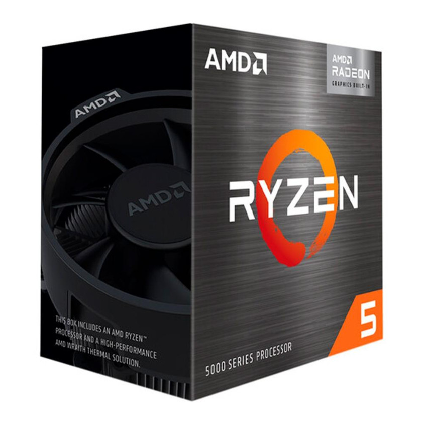 Processador Ryzen 5 5600GT, 3.6 GHz, (4.6GHz Max Turbo), Cachê 4MB, 6 Núcleos, 12 Threads AMD