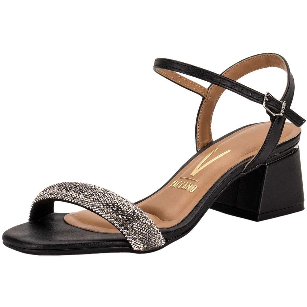 Sandália Feminina Salto Grosso Vizzano 6428139 em Oferta na Shopee
