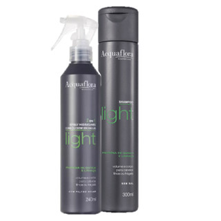 Acquaflora Light Spray Hidratante 240ml e Shampoo sem Sal 300ml em Oferta na Shopee