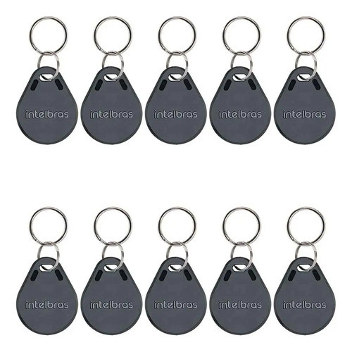 kit 10 Chaveiro Proximidade Condominio rfid 125khz Tag Intelbras controle de acesso **CONFIRMAR COMPATIBILIDADE** em Oferta na Shopee