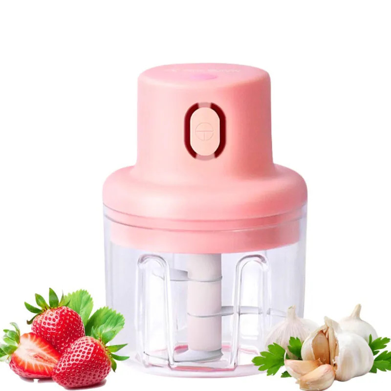 Mini Processador de Alimentos Triturador Alho Eletrico Sem Fio USB LEY-1937