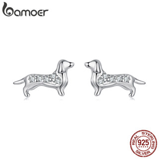 Bamoer 925 Sterling Sliver Brincos Dachshund Design Joias Presentes Para Mulheres em Oferta na Shopee