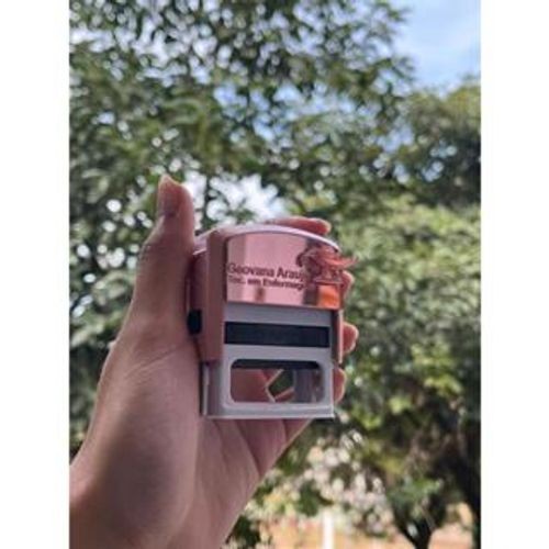 Carimbo personalizado com placa espelhada 3D - Enviar os dados Imediatamente - Envio Direta Shopee em Oferta na Shopee