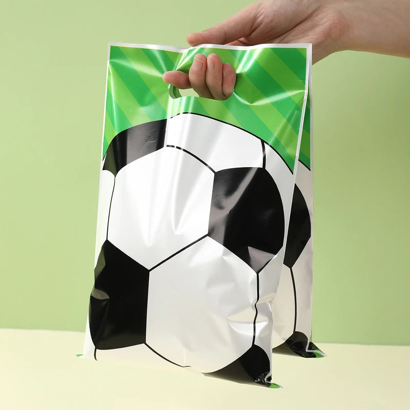 10/20/30 Pçs Festa De Futebol Favores Sacos De Doces Saco De Embalagem De Presente Decoração De Aniversário Crianças Men em Oferta na Shopee