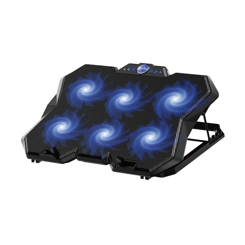 Suporte Notebook Cooler USB 12" a 19" 6 Ventoinhas Ângulo Ajustável Oberon OR-SP251 em Oferta na Shopee