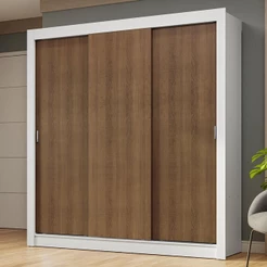 Guarda-Roupa Casal 3 Portas de Correr Nobre Madesa