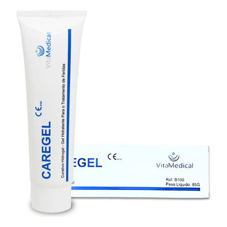 Caregel Hidrogel 85g Tratamento De Feridas E Queimaduras