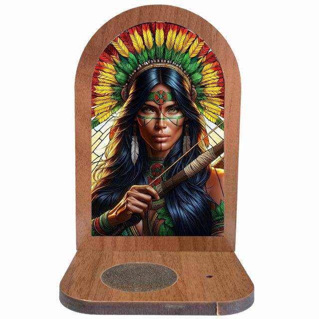 Altar Congá Cabocla Jupira - Arte Estilo Vitral