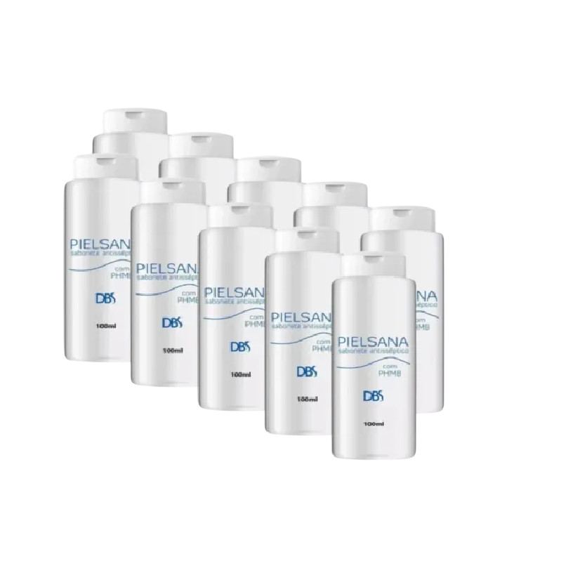 Kit 10x Pielsana Sabonete Antisséptico C/ Phmb - 100ml DBS