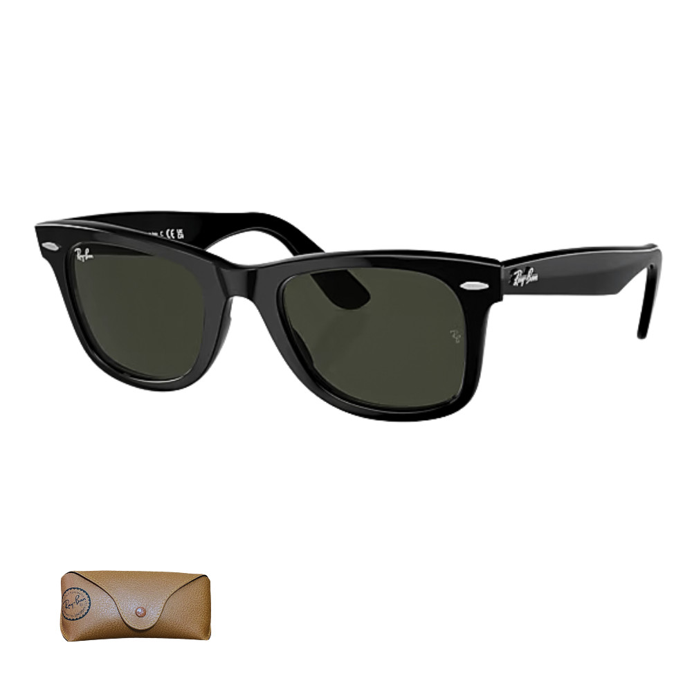 Óculos De Sol Ray Ban WayFarer Classic Preto RB2140 Tamanho 54