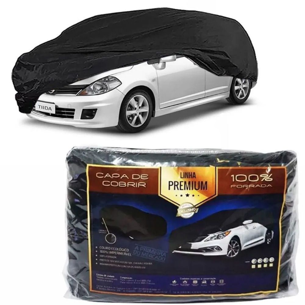 Capa Couro cobrir Nissan Tiida Sedan Impermeável Forrada (G310)
