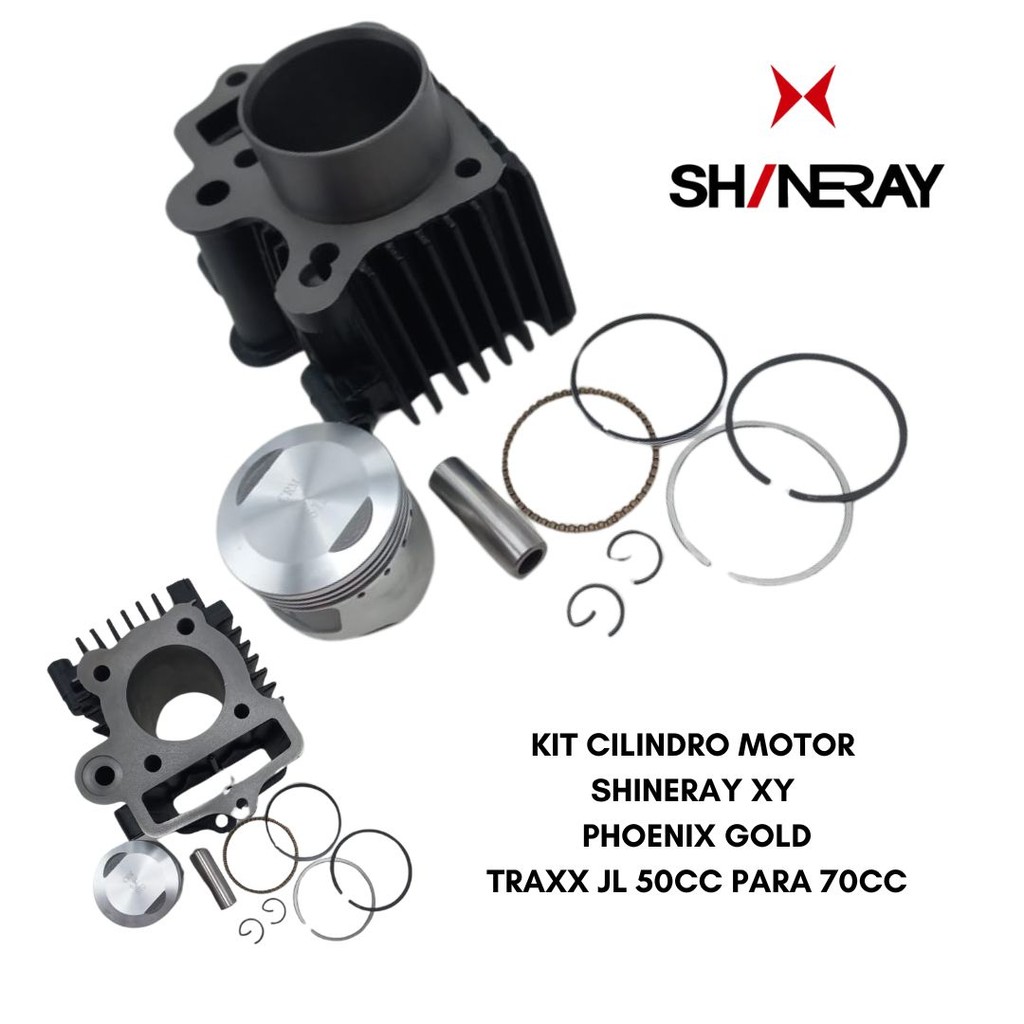 Kit Cilindro Shineray Xy Phoenix Gold Traxx Jl 50cc  Jet 50 Cc Para 70cc
