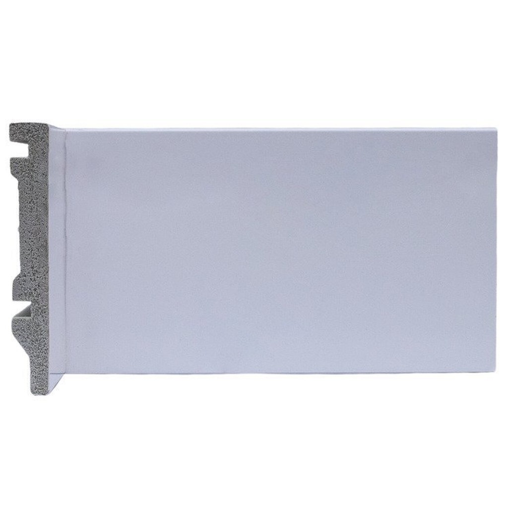 Kit com 30 Barras Rodapé de Poliestireno 10cmX15mm Liso 72m em Oferta na Shopee