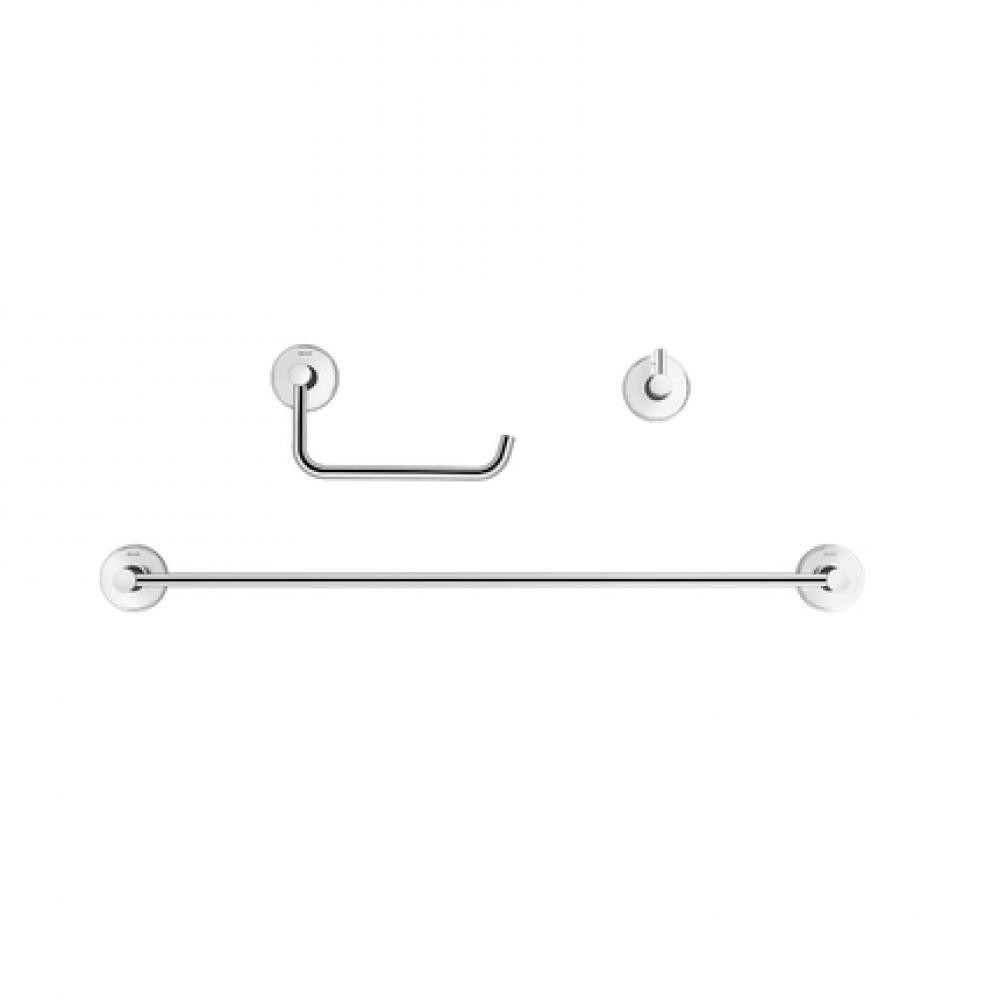 Kit de Acessórios Hope 3 Peças Cromado Docol em Oferta na Shopee