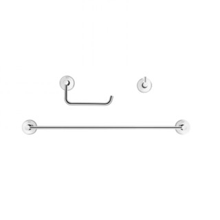 Kit de Acessórios Hope 3 Peças Cromado Docol em Oferta na Shopee