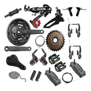 Kit Montar Bicicleta 26 Câmara 21 Marchas Freios Completo em Oferta na Shopee
