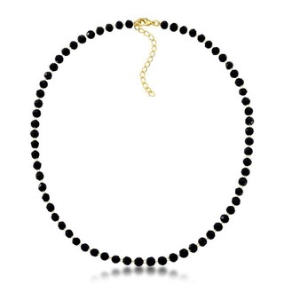 CHOCKER ESFERAS PRETAS 35CM