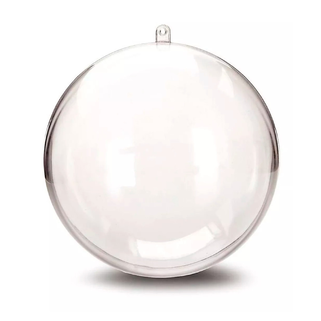 Esfera 9cm De Acrílico Bola Grande Guardar Objetos Pequenos Enfeitar Artesanato Doces Presentes