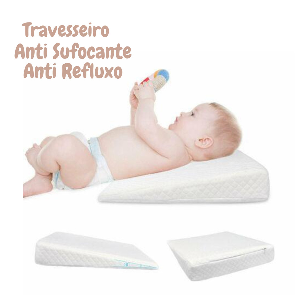 Travesseiro Anti-Refluxo Antirrefluxo Para Bebê  Classe A segurança do bebê baby345