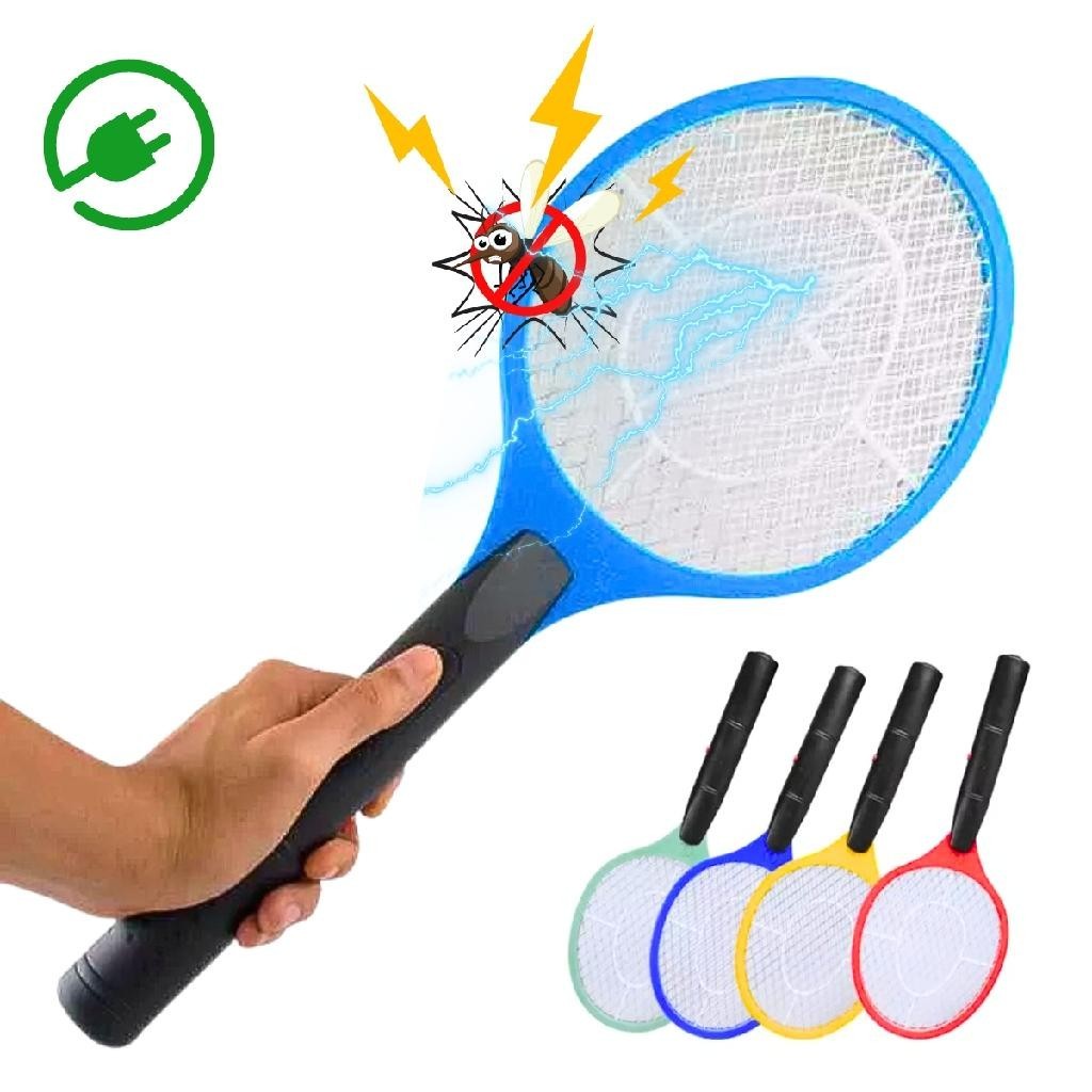 Raquete Elétrica Mata Mosquito Insetos Recarregável Bivolt 110v/220v -envio imediato