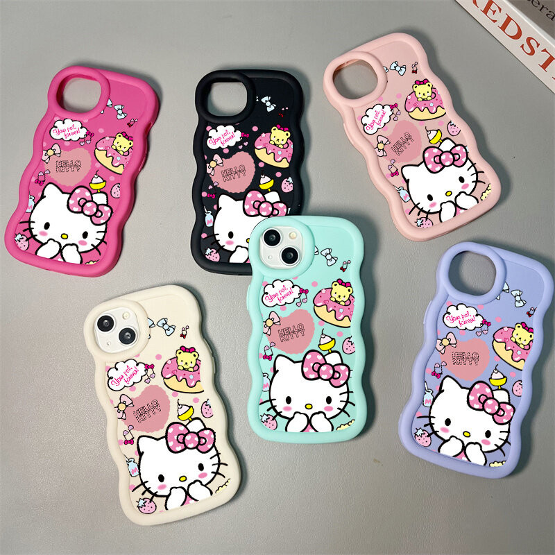 Olá Kitty Caso De Telefone Para Motorola Moto G75 G84 G55 G35 G32 G22 G14 G22 E14 Silicone Macio Doce Cor Bonito Rosa Ca em Oferta na Shopee