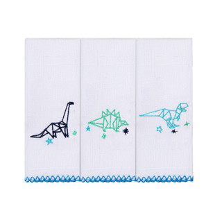 Kit Pano De Boca Bordados Papi Origami - 3 Peças em Oferta na Shopee