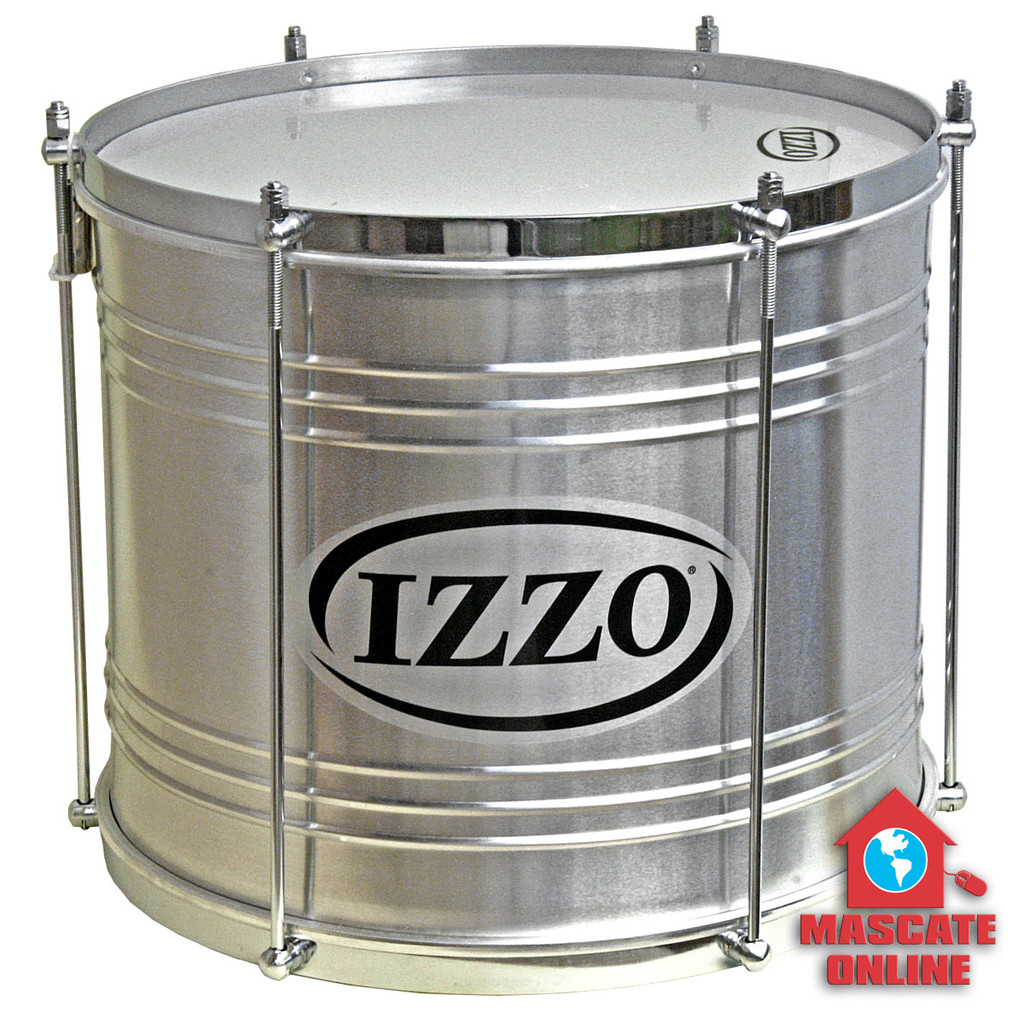 Surdo 14 polegadas 30cm Alumínio Izzo 6229 para Fanfarra / Banda Marcial