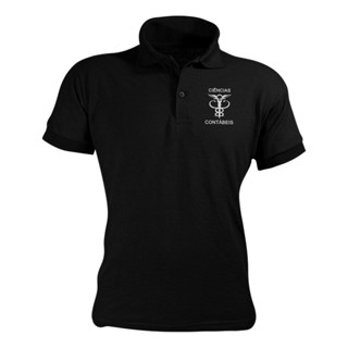 Ciências Contábeis Camiseta Polo Unissex Malha Piquet em Oferta na Shopee