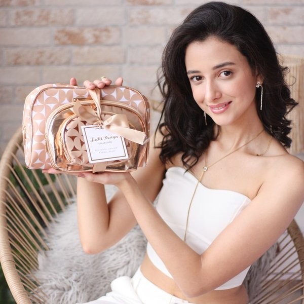 Kit de Necessaire com 3 pçs - Jacki Design em Oferta na Shopee