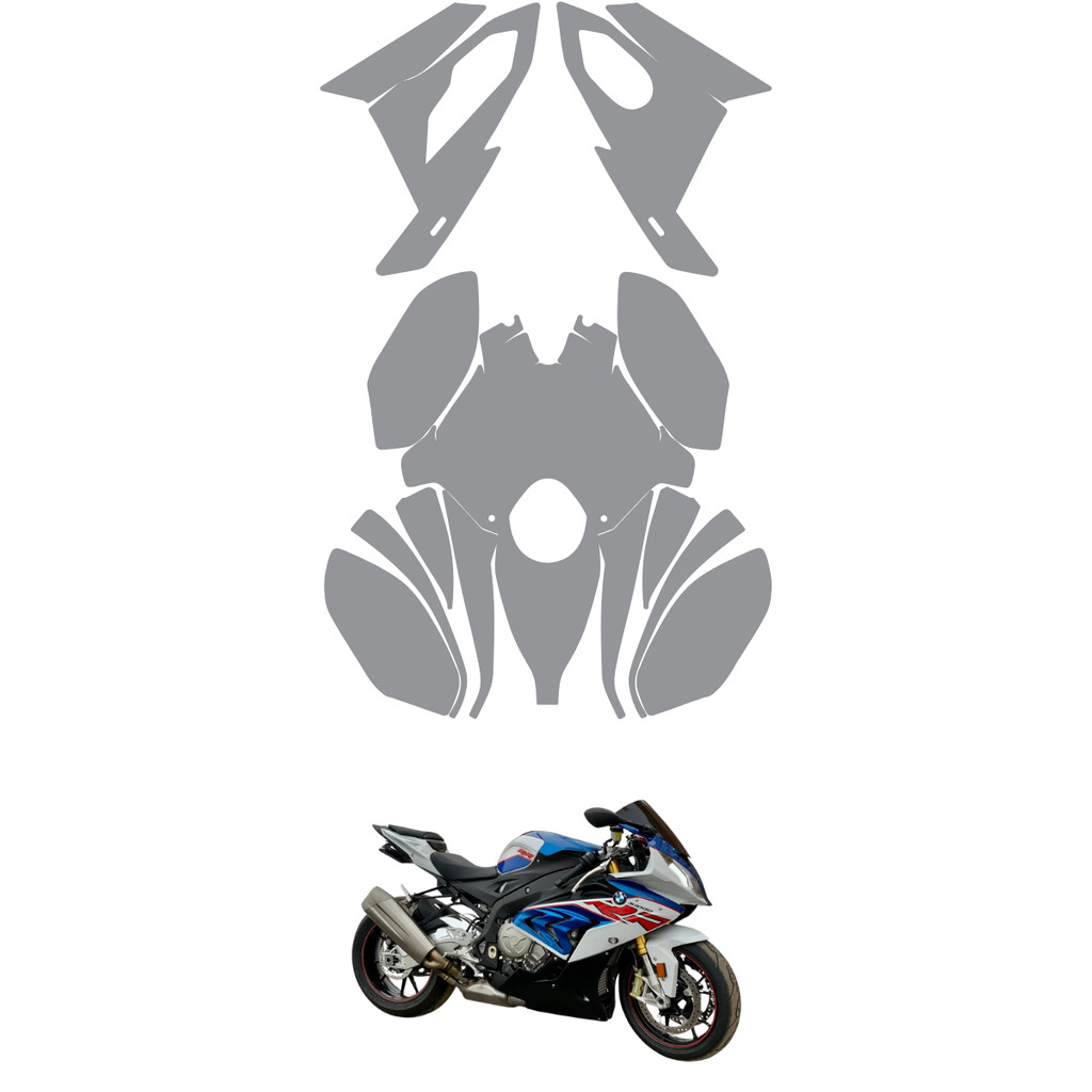 Película PPF Proteção Kit Moto Tanque Frente BMW S1000RR 2015 2016 2017 2018 2019 TPU Anti Risco