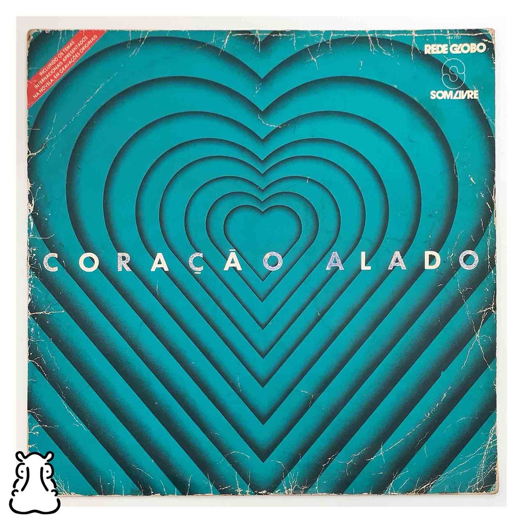 LP Novela - Coração Alado - Internacional - Vinil 1980 - Hm