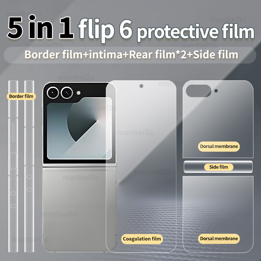 For Samsung Galaxy Z Flip 3 4 5 6 7 Filme De Hidrogel Macio Flexível HD Acessórios De Proteção De Tela em Oferta na Shopee