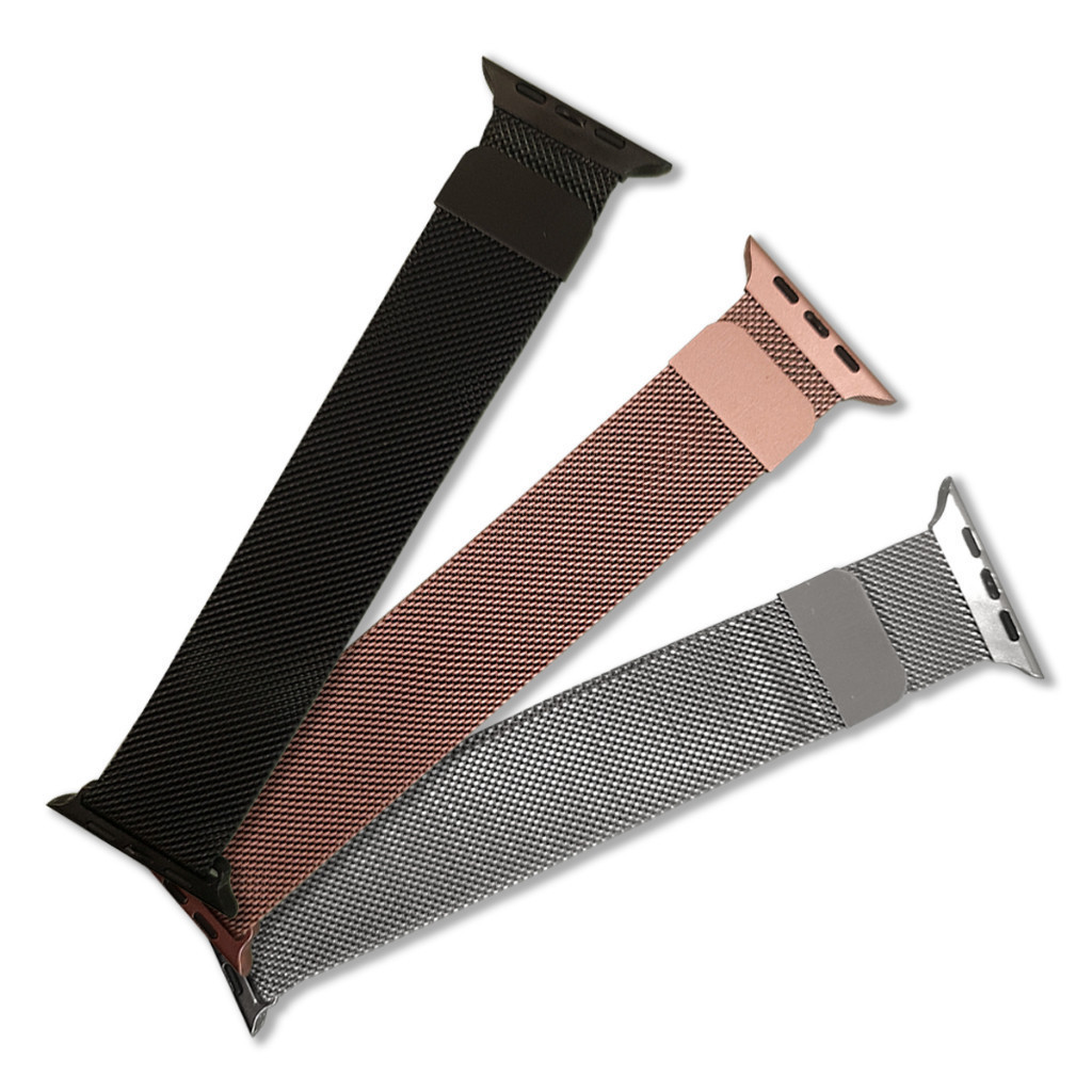 Kit c/3 Pulseiras Magnética Para Smartwatch Relógio Original 38mm 40mm 41mm/42mm 44mm 45mm 49mm