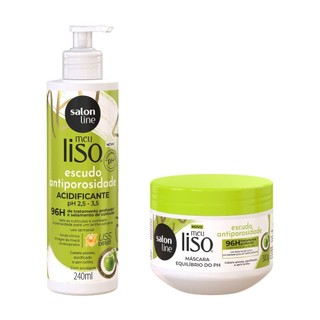 Kit Máscara + Acidificante Meu Liso Antiporosidade em Oferta na Shopee