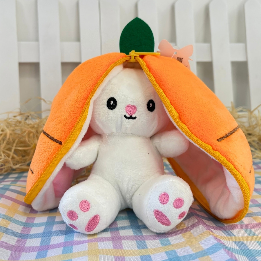 Coelho Cenoura de Pelúcia Laranja - 20cm - 1 unidade - Rizzo em Oferta na Shopee