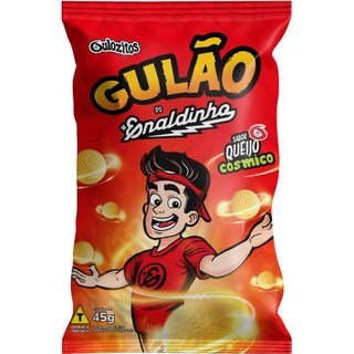Salgadinho Gulozitos Gulão do Enaldinho Sabor Queijo Cósmico 45g em Oferta na Shopee