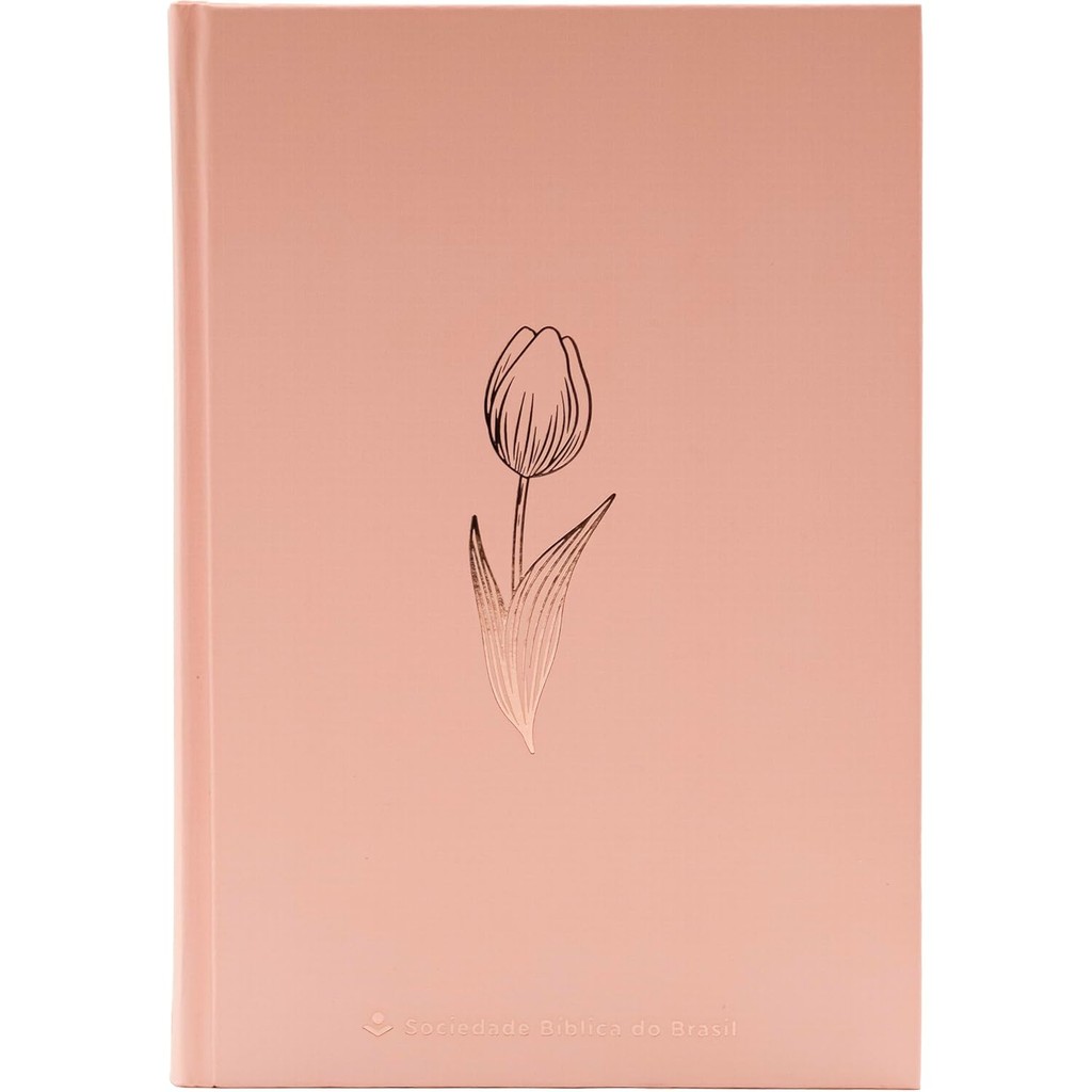 Bíblia Sagrada | NAA | Letra Normal | Capa Dura | Rosa Tulipa