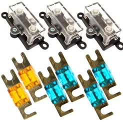 KIT 3 PORTA FUSÍVEIS MIDI + 4 FUSÍVEIS 60 AMPERES E 2 FUSÍVEIS 40 AMPERES