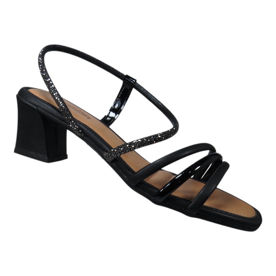 Sandália Feminina Mississipi ME453 Salto Bloco em Oferta na Shopee