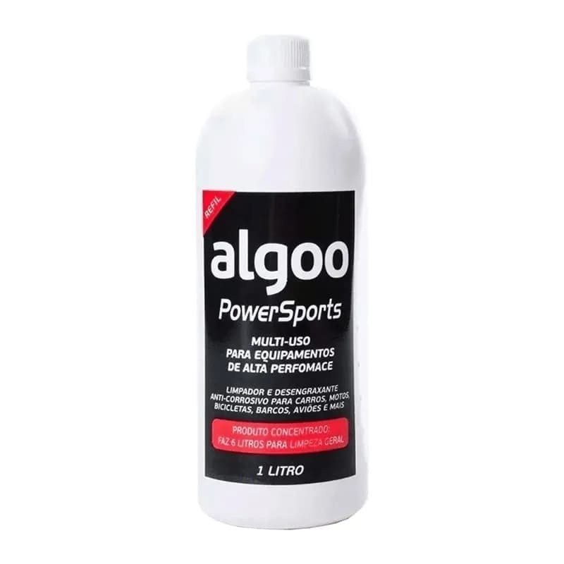 Detalhes do Desengraxante Bike Concentrado Algoo 1L + Lubrificante Algoo Cera 200ml