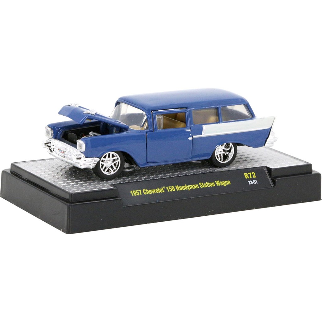 Miniatura - 1:64 - 1957 Chevrolet 150 Handyman Station Wagon - Detroit Muscle R72 - M2 Machines