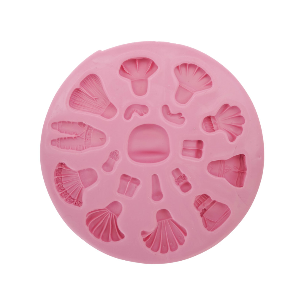 Molde de Silicone Para Biscuit Fabrica das Maravilhas 2 - MJ Artesanatos |Cód. 2444