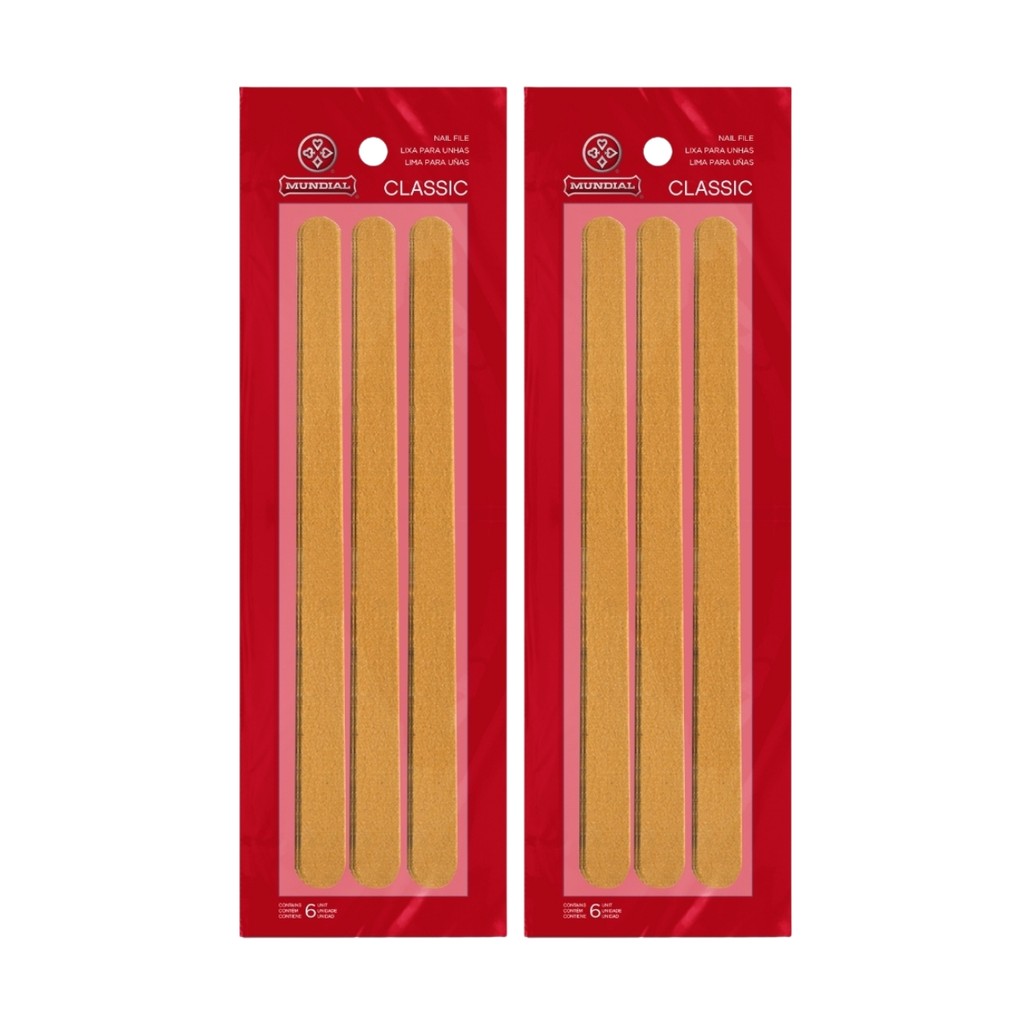 Kit 12 Lixas De Unha Descartável Tradicional BC-100 Mundial em Oferta na Shopee