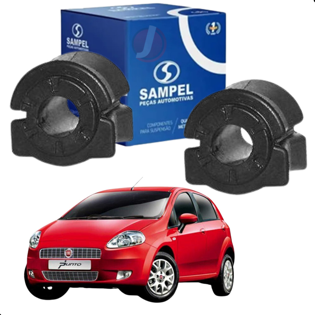 Par Buchas da Barra Estabilizadora Fiat Punto 17MM Sampel