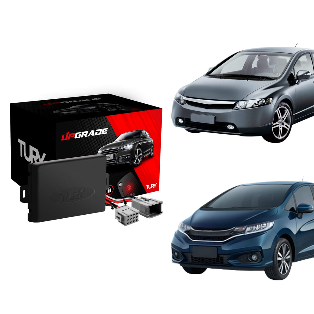 Módulo Automação de Vidros Elétricos compatível c/ Civic 03/06 e Fit 03/08 Tury - PRO 4.8DP em Oferta na Shopee