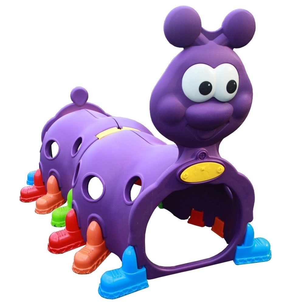 Playground Túnel Lúdico Infantil Centopeia Violeta Importway em Oferta na Shopee