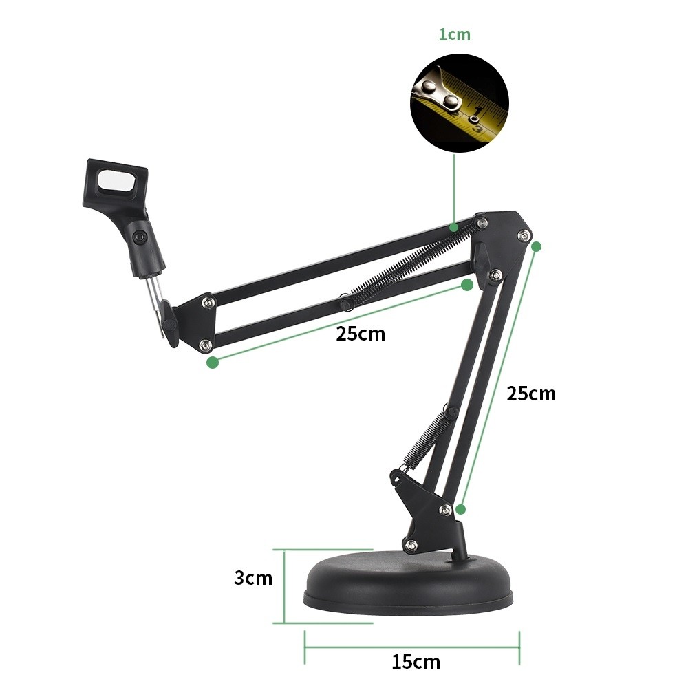 Haste,Suporte,Pedestal Articulado c/Base Redonda, p/Microfone Vocal SM58,Condensador C1,AKG,Arcano,Gamer HyperX